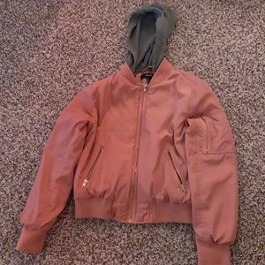 winter jacket with hood